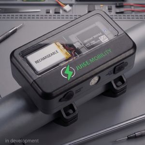 Juise Mobility battery monitoring unit, shown in development